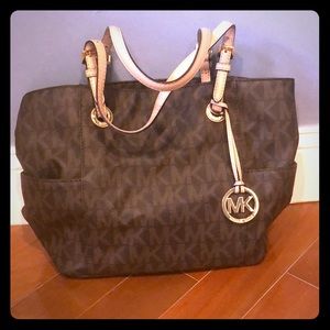 Michael Kors Monogrammed Small/Medium Tote Bag